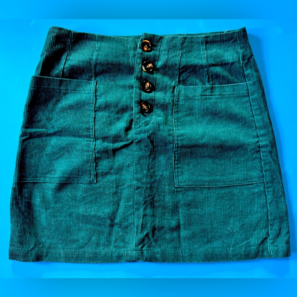 GLAM Corduroy Mini Skirt